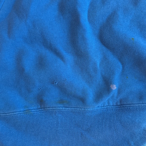 Adidas Blue Hoodie with Bold Lettering - Picture 2 of 3